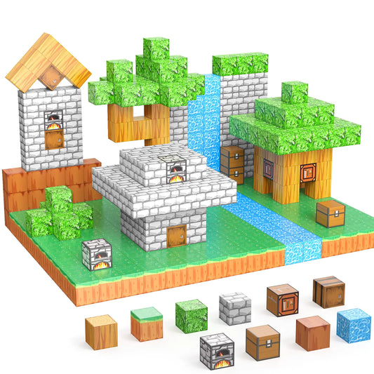 Magnetic Blocks Building Toy Set – STEM Construction, Sensory, and Creative Play for Ages 3+