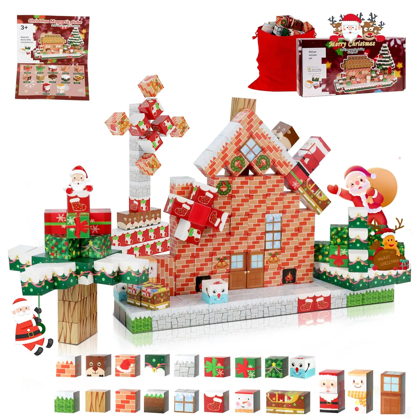 Magnetic Building Blocks Toy Set (86 Pcs) – STEM Educational Construction Cubes for Kids Ages 3+